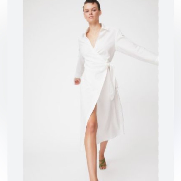 H&M conscious polka dot dress xsmall runs big med - Picture 3 of 5